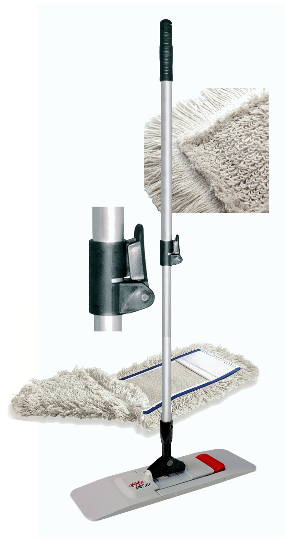 Bodenwischer-Set 40cm Baumwolle Bodenwischer-Set 40cm Baumwolle