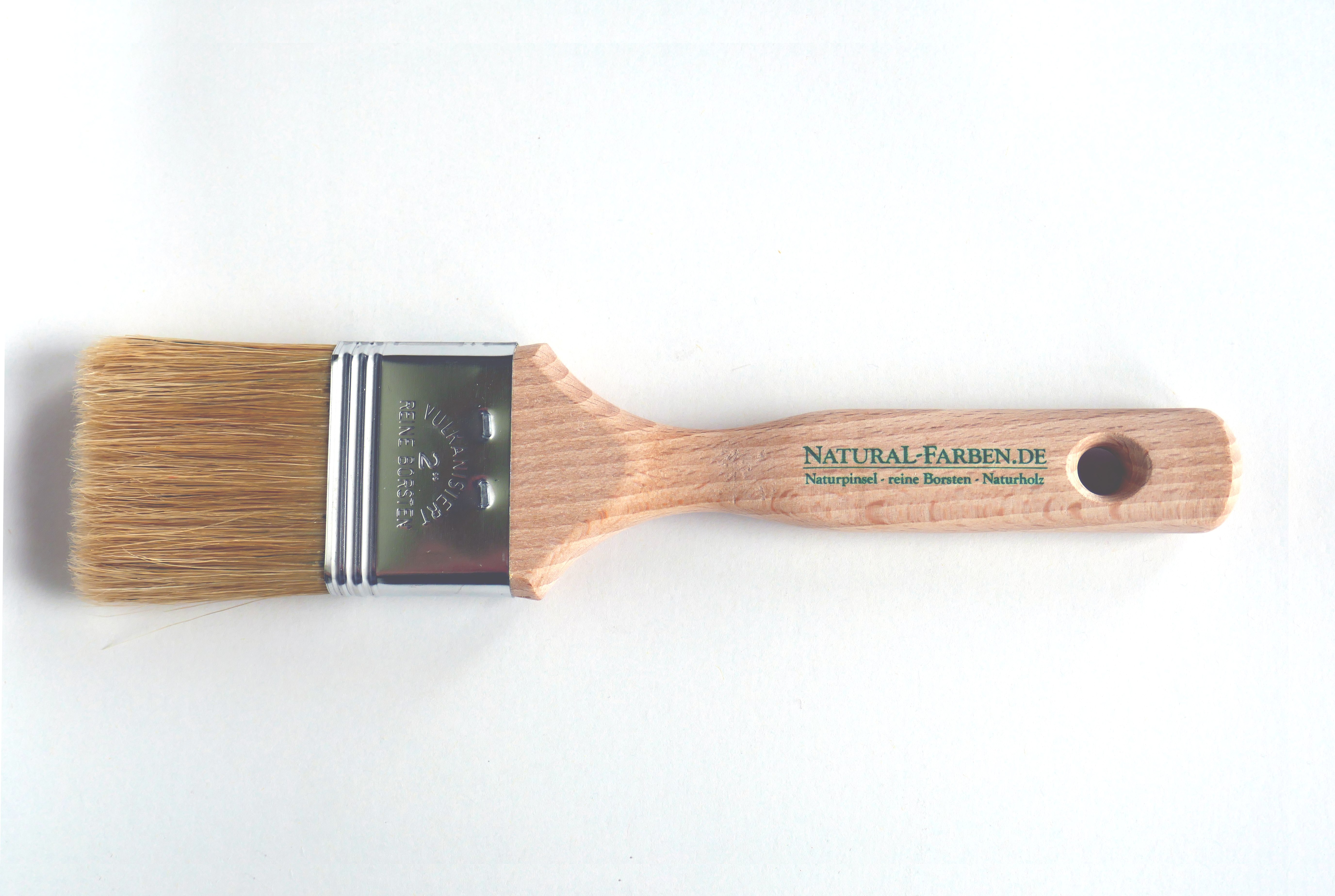 Naturpinsel Flachpinsel 50mm Naturpinsel: Flachpinsel mit Naturborsten 50mm