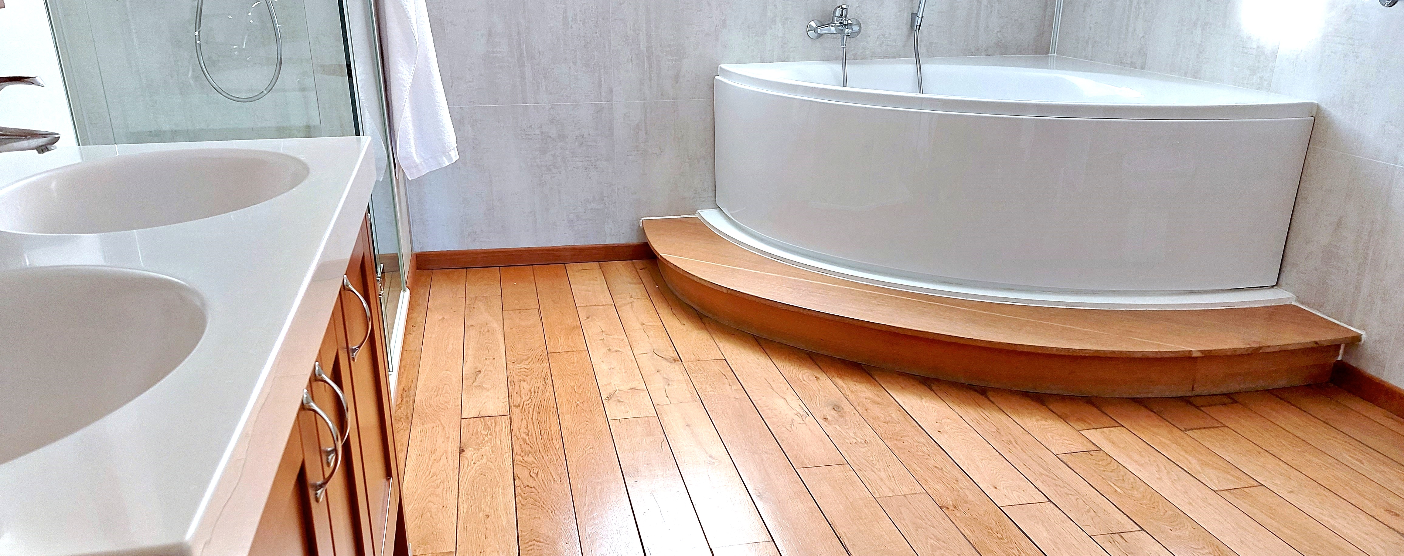 Holzdielen ölen im Bad Holzdielen ölen im Bad