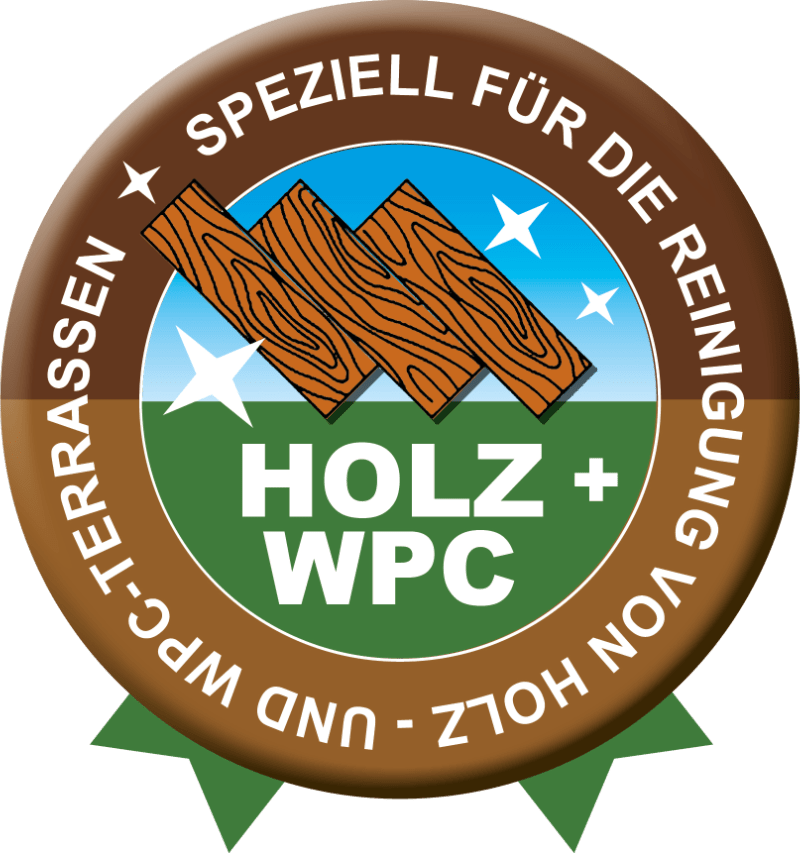 Speziell für die Reinigung von Holz und WPC-Terrassen