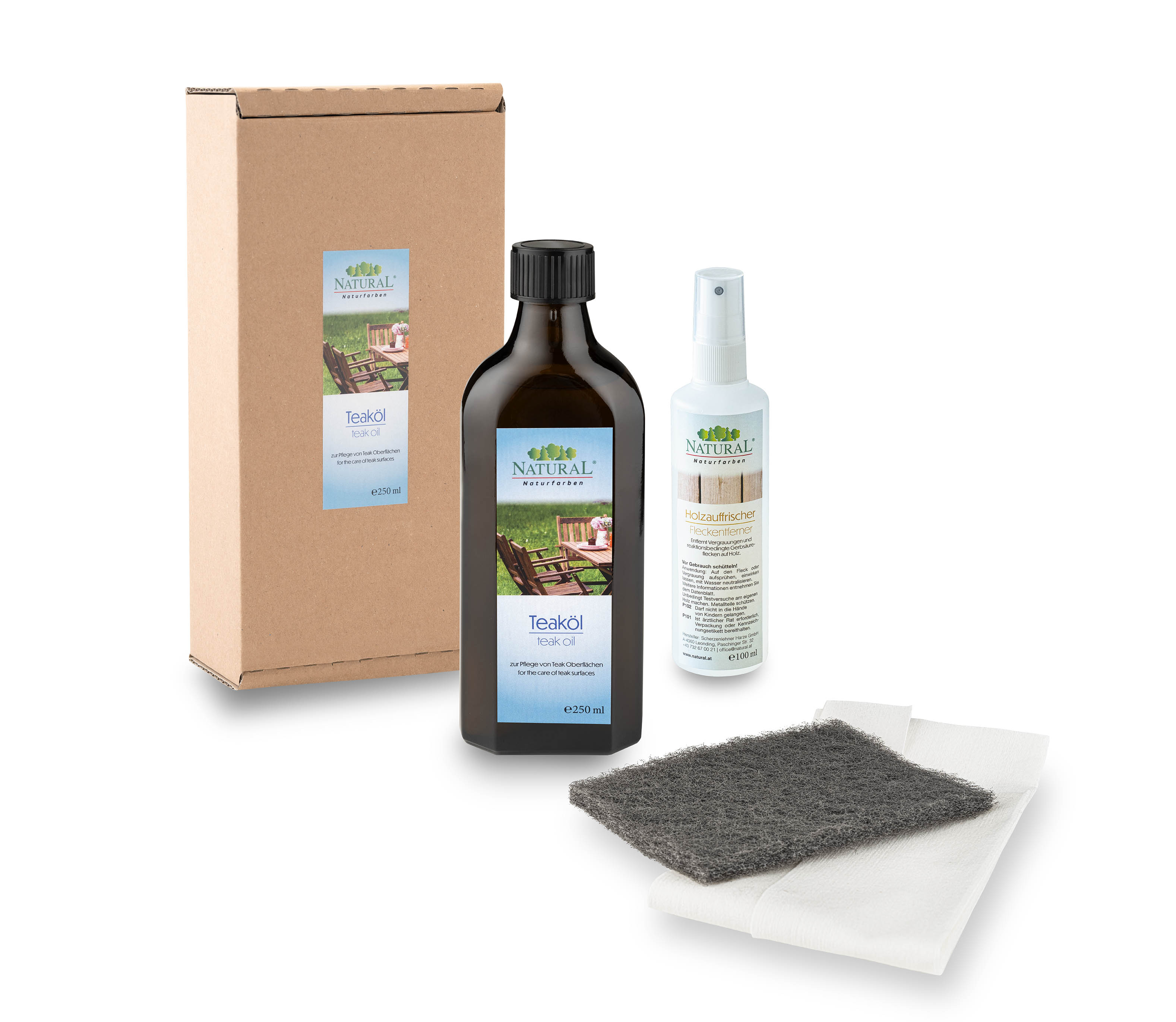 Natural Teaköl Pflegeset