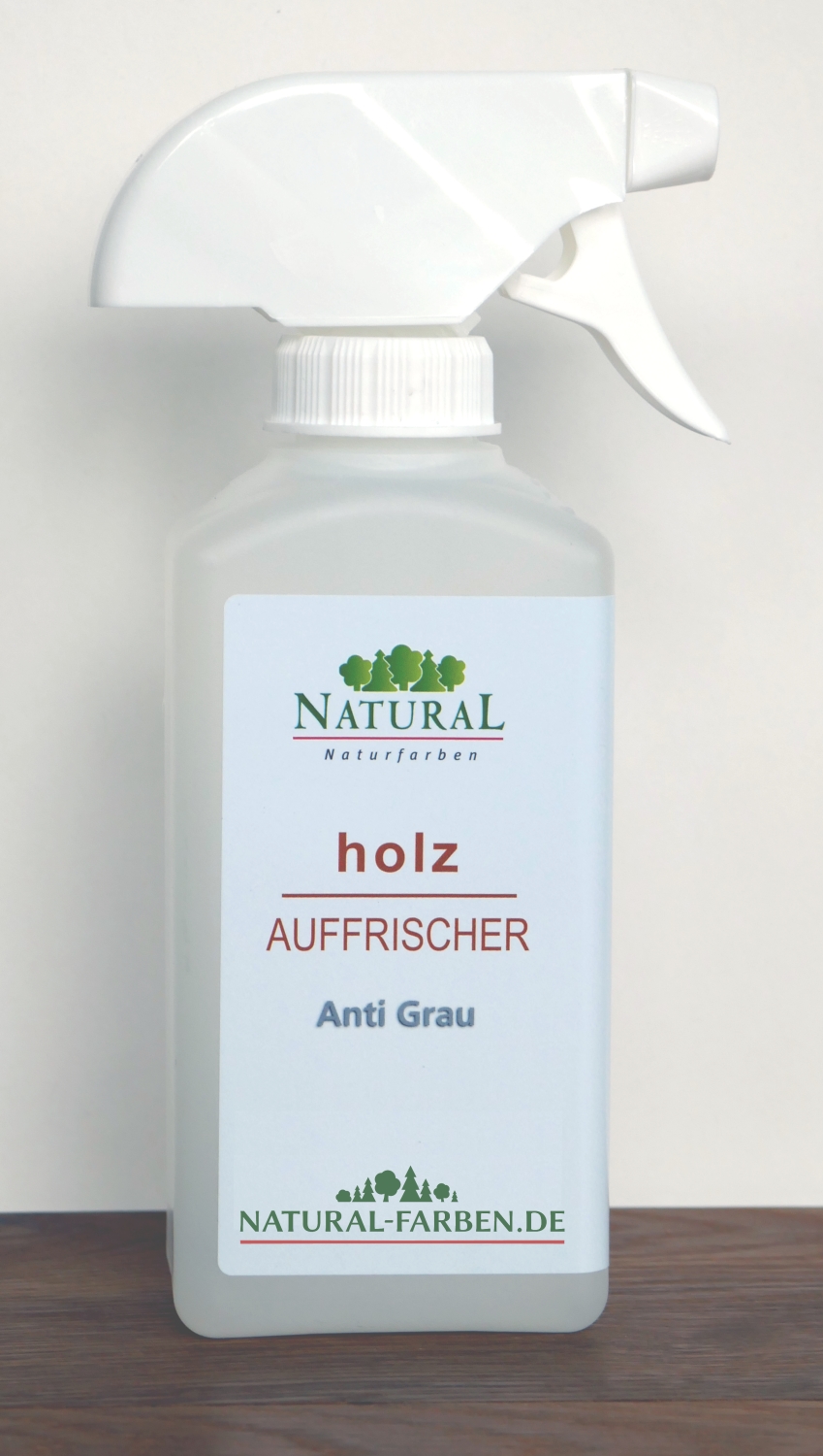 Natural Holzauffrischer Antigrau - Gerbsäureflecken-Spray Gerbsäureflecken-Spray: Holzauffrischer Antigrau von Natural Naturfarben - 240ml